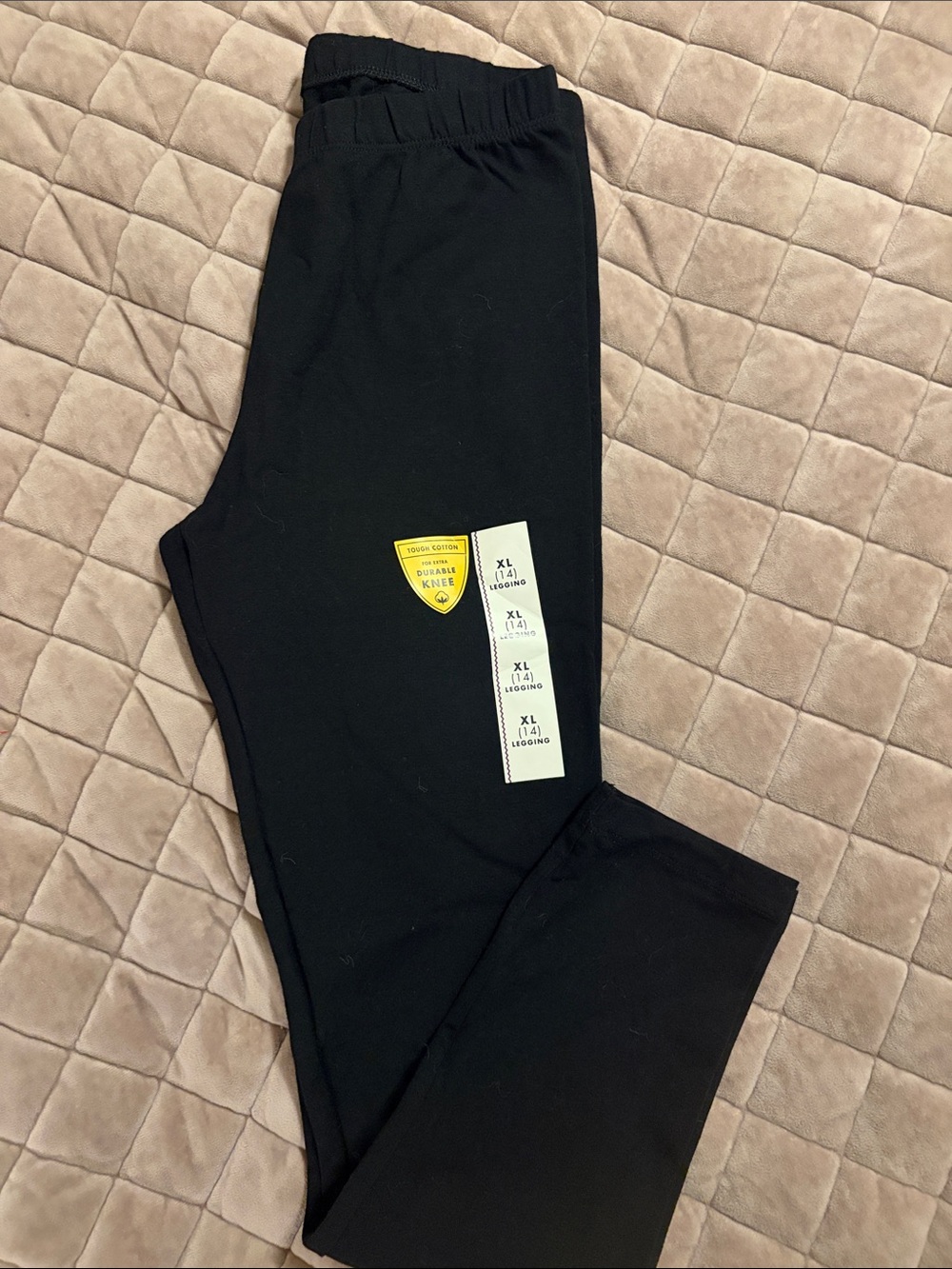 Cat & Jack Black Men’s Stretch Leggings